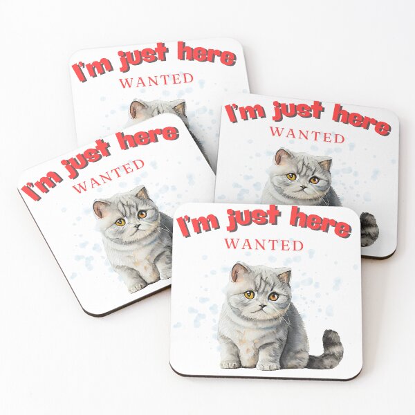 Item preview, Wanted cute cat designed and sold by RainbowsLalala.