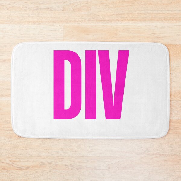 Item preview, Be a Little DIVilish - Embrace the Silliness! - Shocking Pink Text designed and sold by SorryFrog.