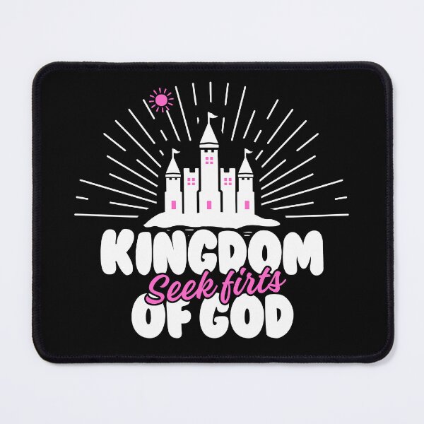 Item preview, Seek First the Kingdom of God, christian quotes designed and sold by MoriaStore.