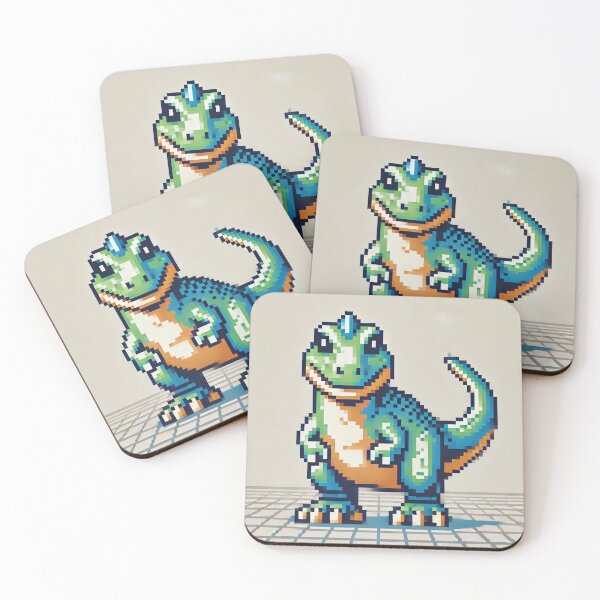 Item preview, Pixel Dino Defender designed and sold by RetroPop23.