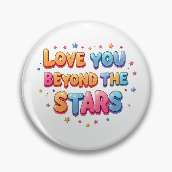Item preview, "Love You Beyond the Stars" designed and sold by clipartman.