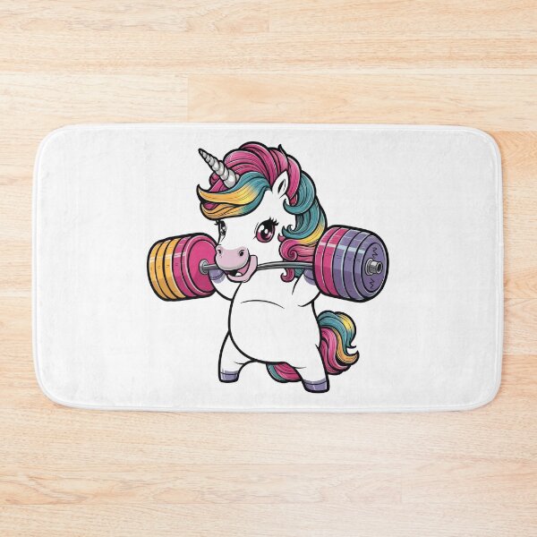 Item preview, Unicorn Weightlifting, Funny Unicorn designed and sold by Porcupine Tees ⭐⭐⭐⭐⭐.