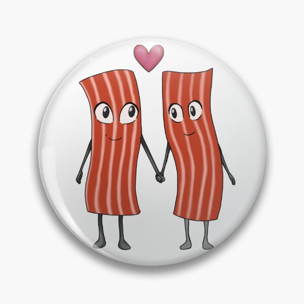 Item preview, Two bacons in love designed and sold by Happenstash.