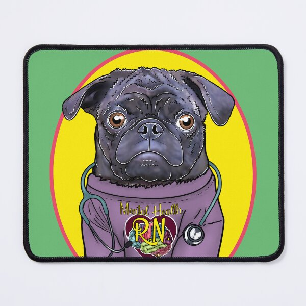 Item preview, Psych Nurse Puggy designed and sold by FivePugs.
