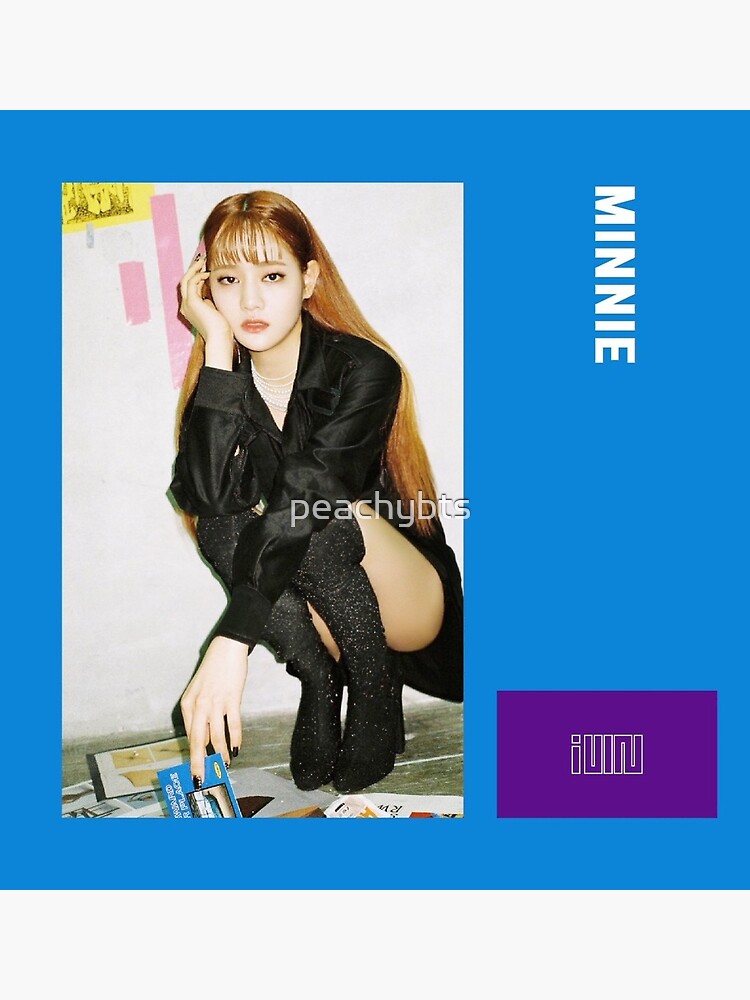 "MINNIE (G)IDLE" Poster for Sale by peachybts Redbubble
