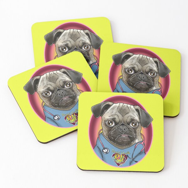 Item preview, Psych Nurse Puggy designed and sold by FivePugs.