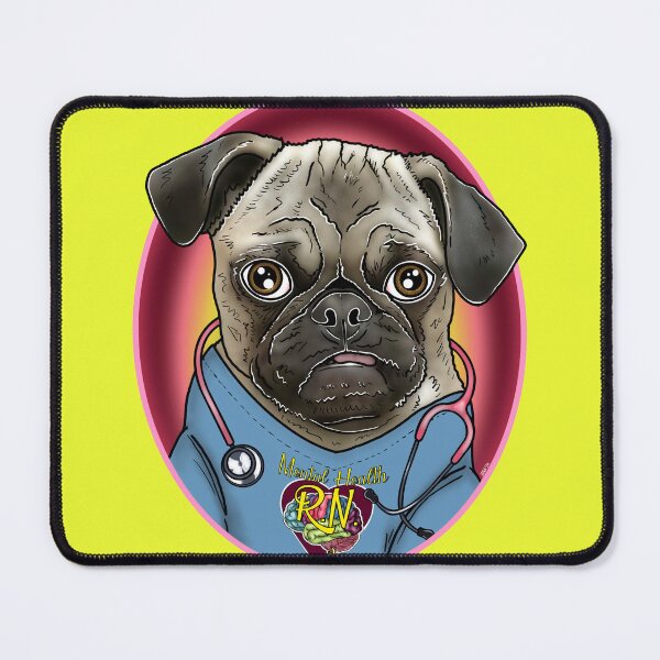 Item preview, Psych Nurse Puggy designed and sold by FivePugs.