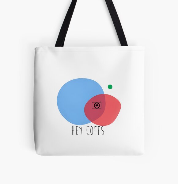 Hey Coffs All Over Print Tote Bag