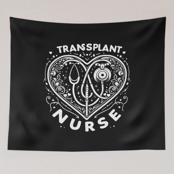 Item preview, transplant nurse designed and sold by GogoGrove.