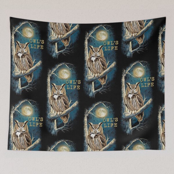 Item preview, owl's life designed and sold by graphicnew.