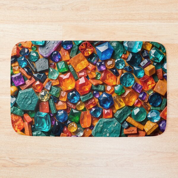 Item preview, Colorful Abstract Gemstone Pattern Design designed and sold by TheArtOfPat.