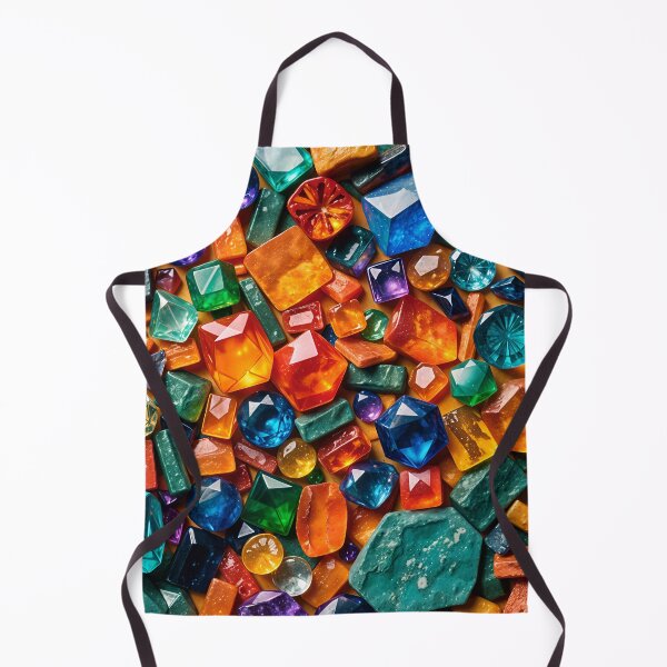 Item preview, Colorful Abstract Gemstone Pattern Design designed and sold by TheArtOfPat.