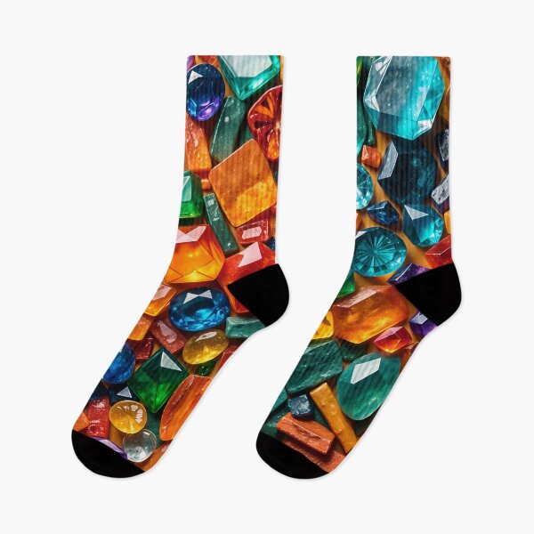 Artikelvorschau, Farbenfrohes abstraktes Edelsteinmusterdesign entworfen und verkauft von TheArtOfPat.