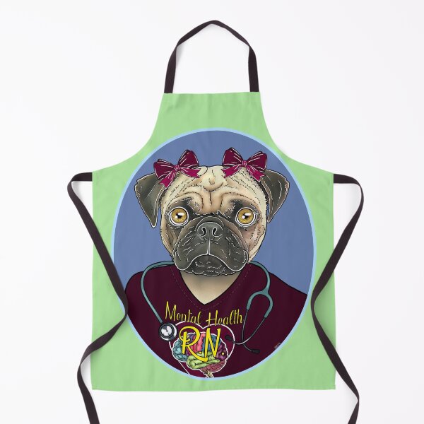 Item preview, Psych Nurse Puggy designed and sold by FivePugs.