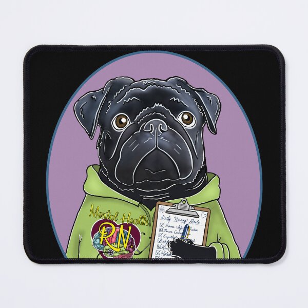 Item preview, Psych Nurse Puggy designed and sold by FivePugs.