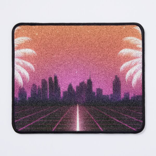 Item preview, Synthwave retro city skyline designed and sold by analogsandpixel.