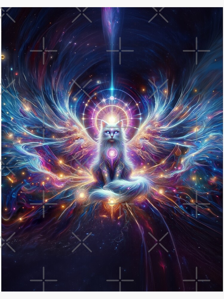 Thumbnail 2 of 2, Art Board Print, Celestial Guardian designed and sold by thomasdatt.