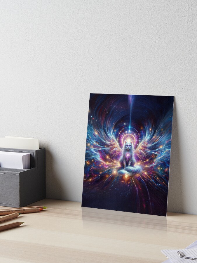 Thumbnail 1 of 2, Art Board Print, Celestial Guardian designed and sold by thomasdatt.