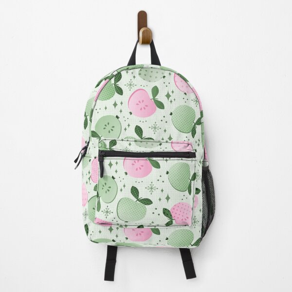 Item preview, Apples seamless pattern with green and pink elements designed and sold by Acolors.