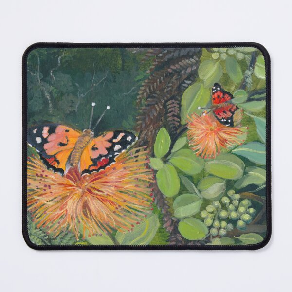 Item preview, Kamehameha Butterlies with Orange Ohia designed and sold by Wendy Roberts.