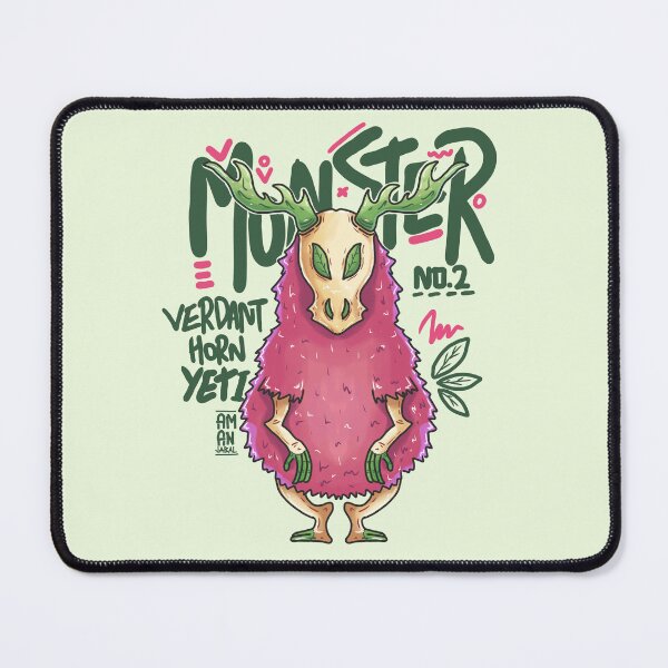Item preview, Monster No 2, verdant horn yeti designed and sold by amanjabal.
