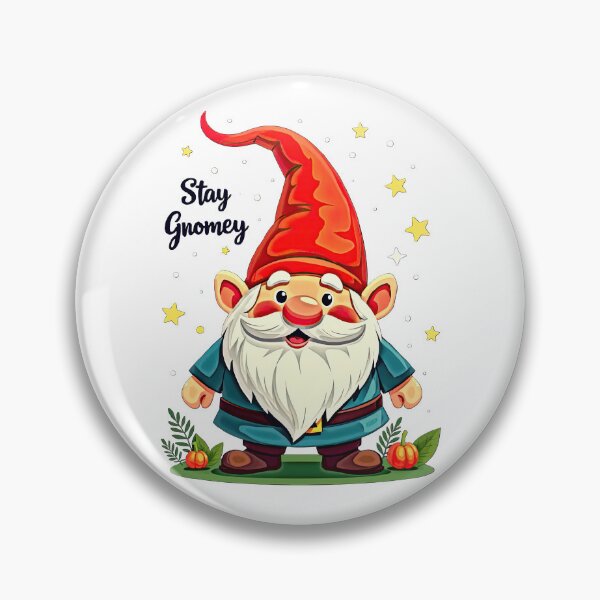 Item preview, Cute Gnome with Red Hat Illustration designed and sold by artwaves.