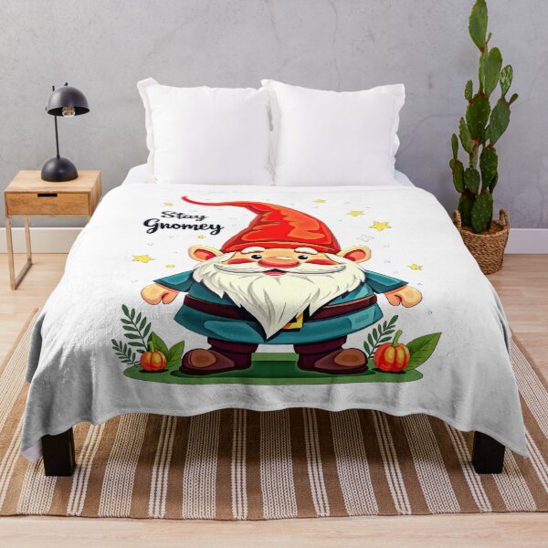 Item preview, Cute Gnome with Red Hat Illustration designed and sold by artwaves.