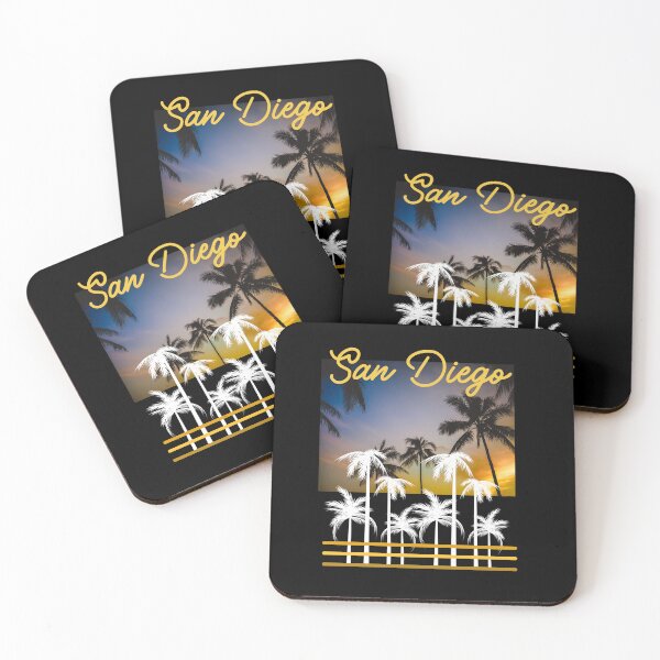 Item preview, San Diego Sunset And Palm Trees designed and sold by SD-LA-AND-U.