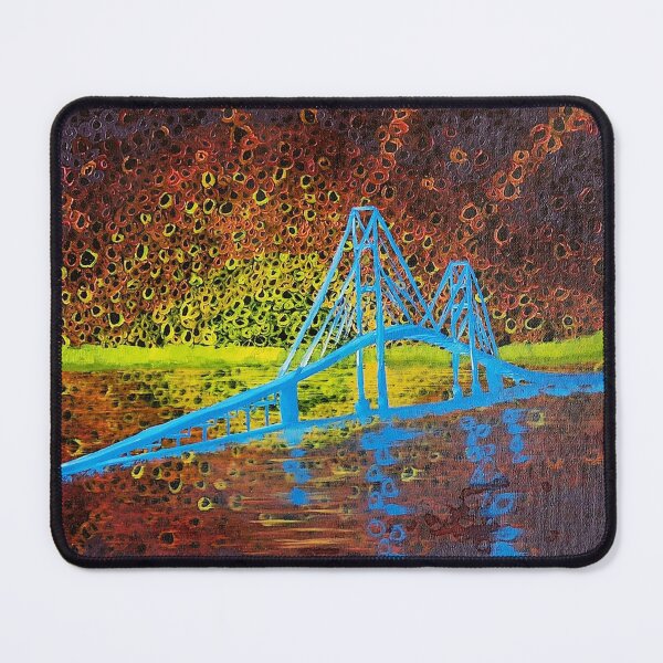 Item preview, Abstract Mackinaw Bridge designed and sold by Catikia.