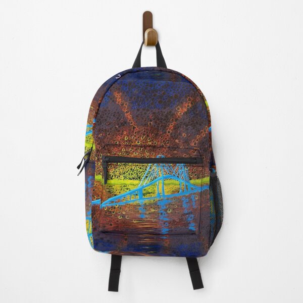 Item preview, Abstract Mackinaw Bridge designed and sold by Catikia.
