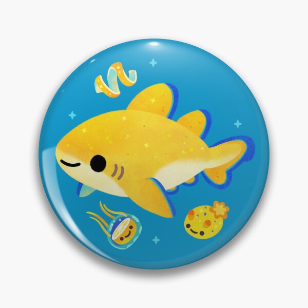 Item preview, Lemon shark and friends - blue designed and sold by pikaole.