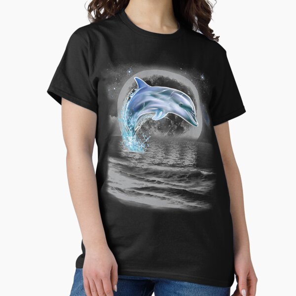 Item preview, Dolphin Dancing in Moonlight designed and sold by RKA Creative Design.