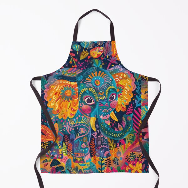 Item preview, Colorful Indian Elephant designed and sold by kidizajn.
