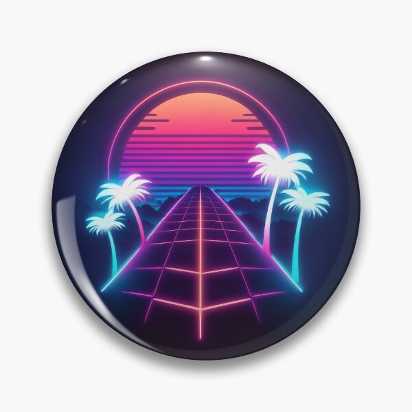 Item preview, Vivid synthwave neon retro flashback designed and sold by analogsandpixel.