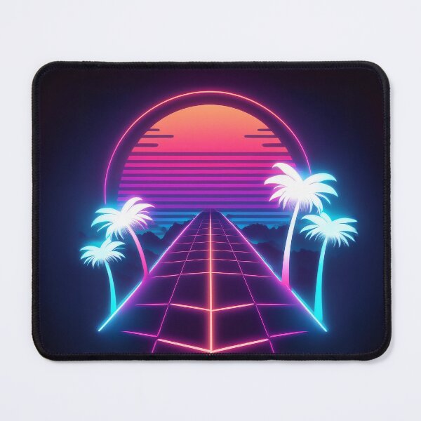 Item preview, Vivid synthwave neon retro flashback designed and sold by analogsandpixel.