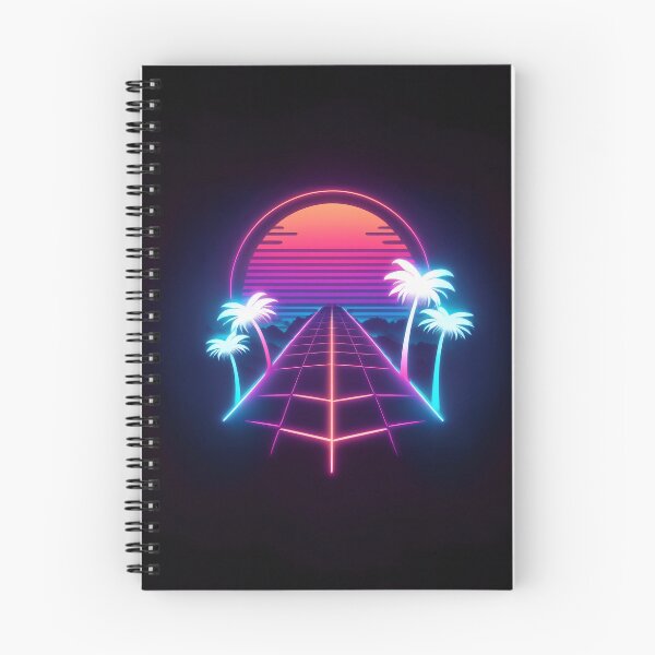 Item preview, Vivid synthwave neon retro flashback designed and sold by analogsandpixel.