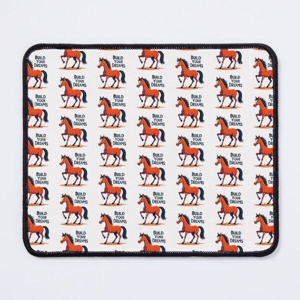 Item preview, Cartoon Horse Build Your Dreams designed and sold by artwaves.