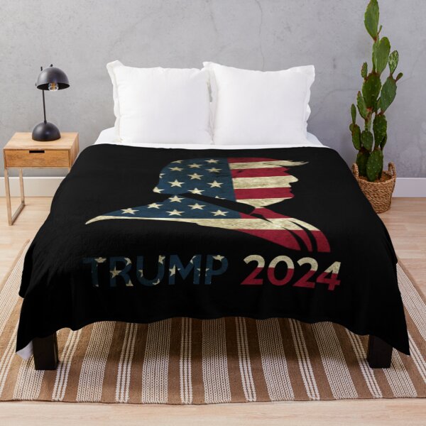 Item preview, Trump USA Flag Silhouette 2 designed and sold by Warih.