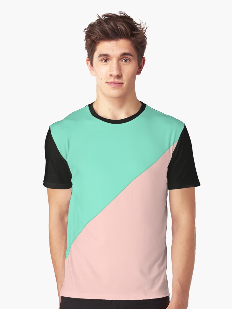 Mint green graphic store tee