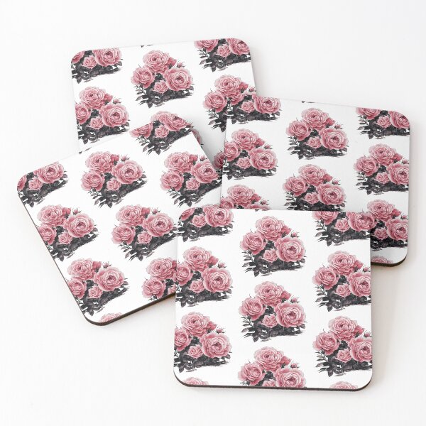 Item preview, pink flowers_vintage graphic designed and sold by FORPOTATOPARTY.