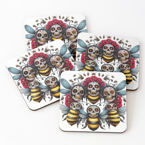 Item preview, A Creepy Group of Bees designed and sold by figandroseco.