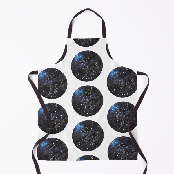 Item preview, Pleiades Galactic Starry Night Sky and Flowers designed and sold by WildWoodlandWitch.