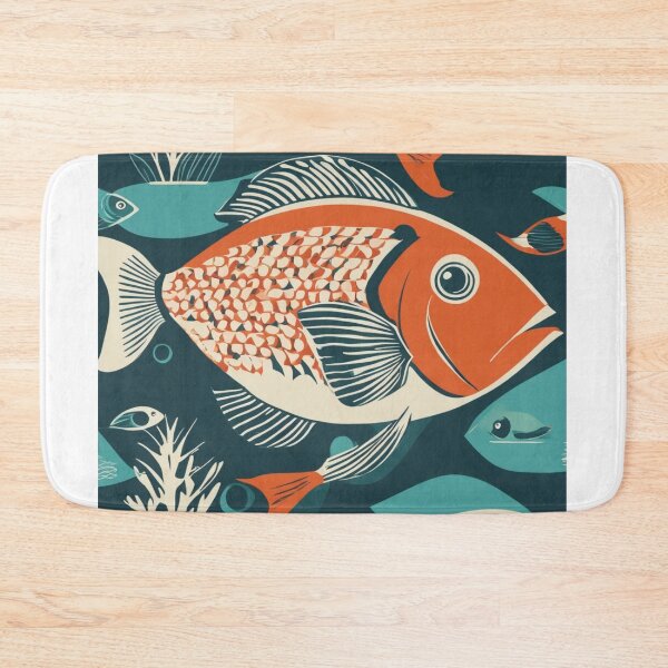 Item preview, Retro Fish designed and sold by TrendyGalaxy.