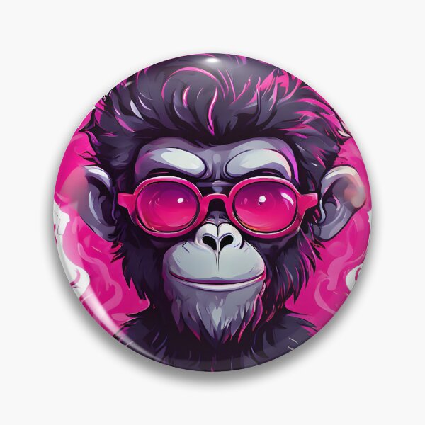 Item preview, pink monkey designed and sold by misbahsiro.
