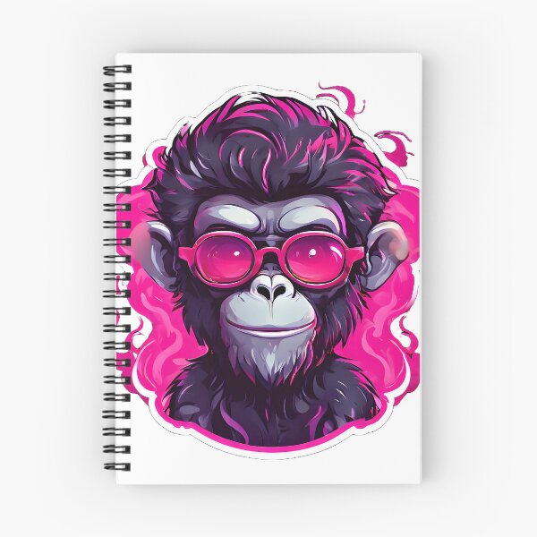 Item preview, pink monkey designed and sold by misbahsiro.