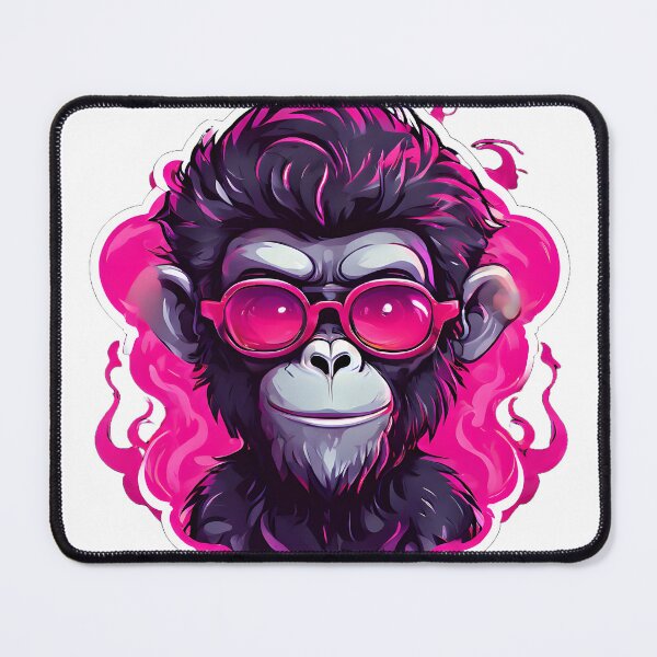 Item preview, pink monkey designed and sold by misbahsiro.