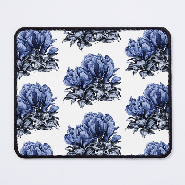 Item preview, blue flowers_vintage graphic designed and sold by FORPOTATOPARTY.