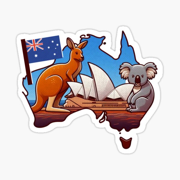 Item preview, AUSTRALIA AUSTRALIA DAY KANGAROO KOALA SYDNEY designed and sold by justyna-s28.
