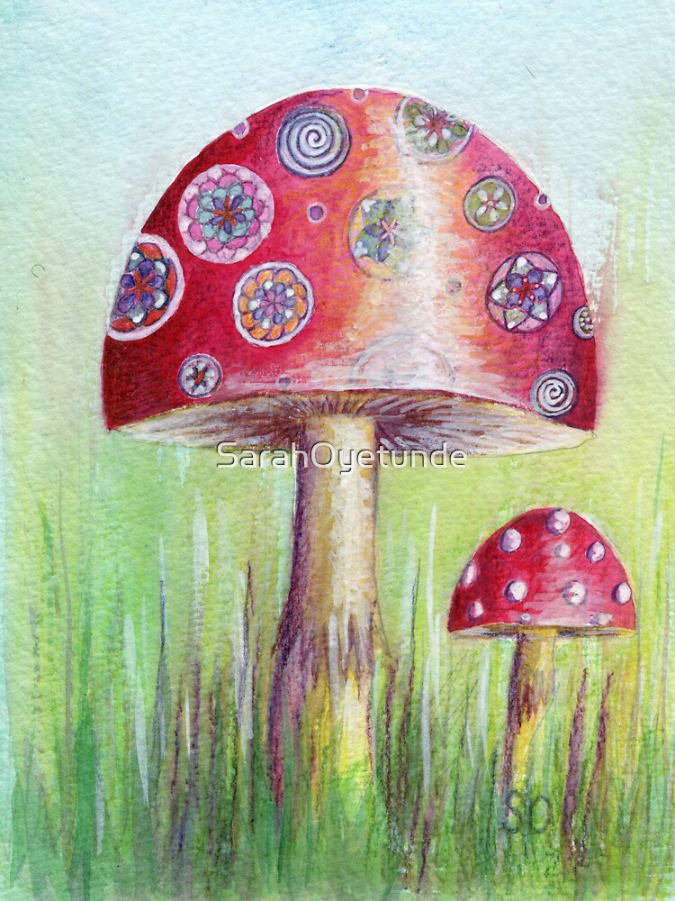 Magical Mushroom by SarahOyetunde