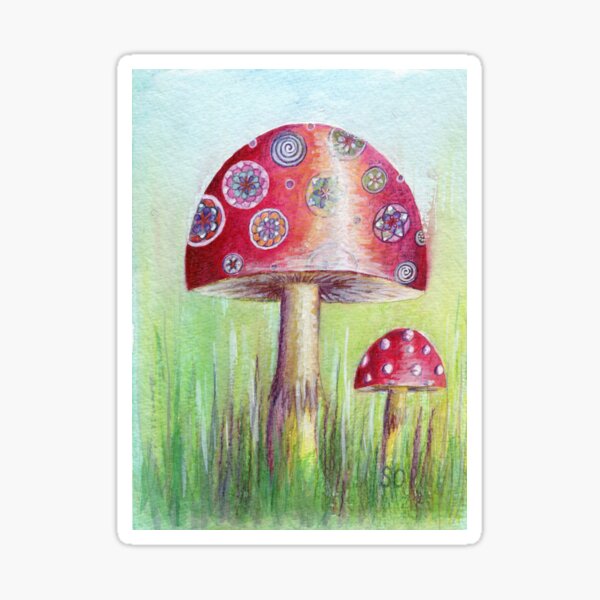 Magical Mushroom Sticker